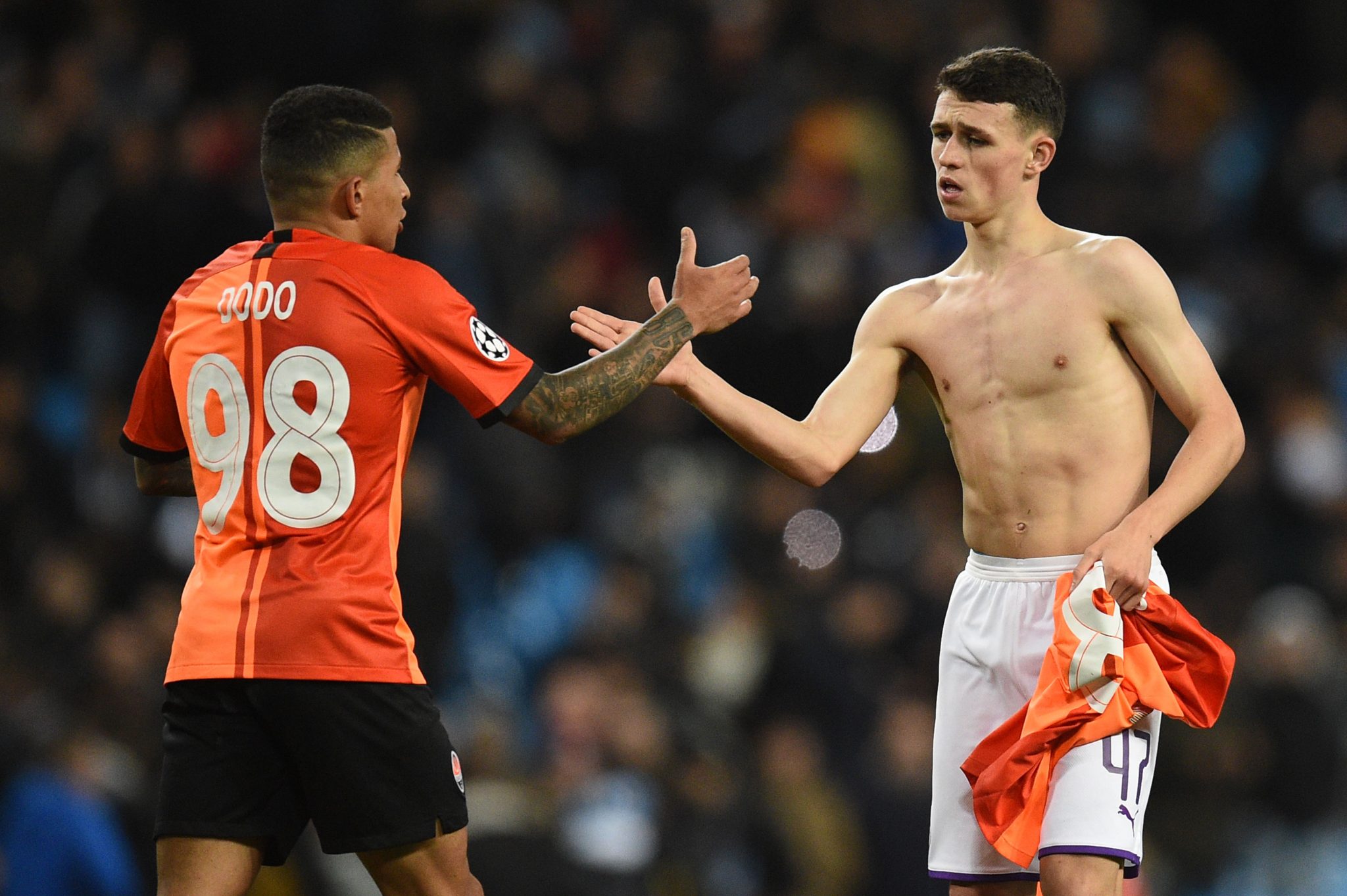 Phil foden shirtless