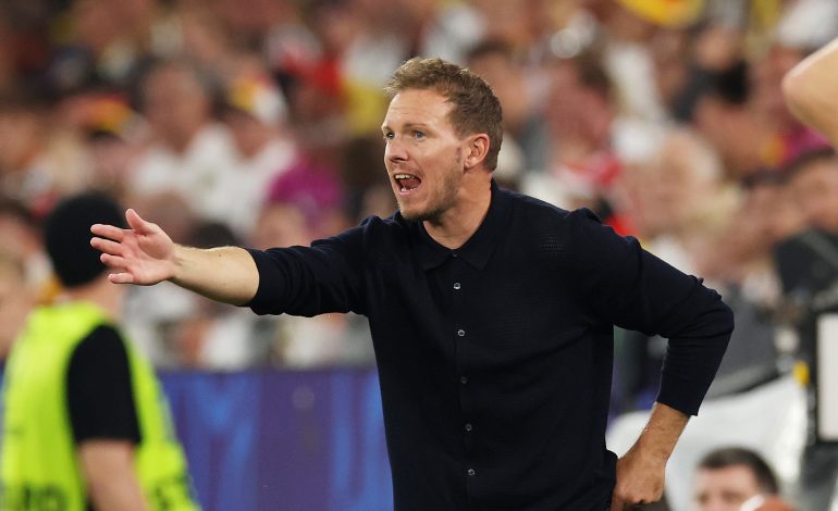 Julian Nagelsmann an der Seitenlinie