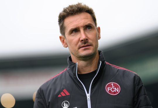 Bundesliga Voraussichtliche Aufstellungen 1. FC Nürnberg Miroslav Klose Jahn Regensburg SpVgg Greuther Fürth