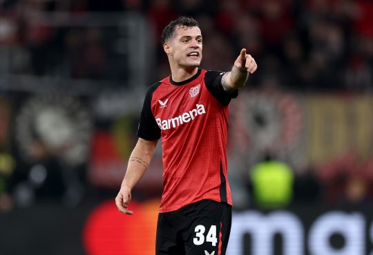 Granit Xhaka Bayer Leverkusen Borussia Dortmund