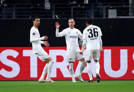 Eintracht Frankfurt: Götze-Doppelpack zum Viertelfinale. Foto: Alex Grimm/Getty Images