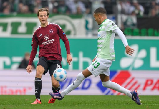 Bundesliga Voraussichtliche Aufstellungen Nürnberg Fürth Caspar Jander Maximilian Dietz